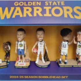Golden State Warriors 2024-2025 Season Bobblehead Set item