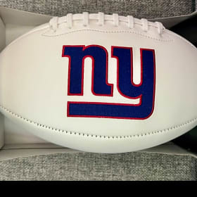 Signed NY Giants Football item