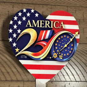 250th Anniversary Heart item