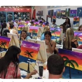 Island Art Party-Maui's cocktail & painting class item