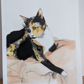 53 - Custom Pet Portrait by Megan Creasey item