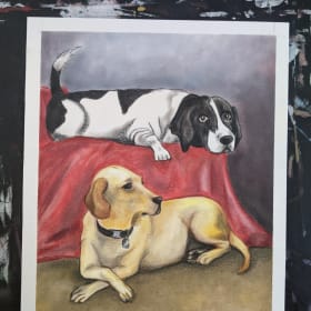 53 - Custom Pet Portrait by Megan Creasey item