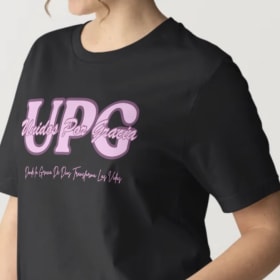 Lavanda Camisa De UPG Para Mujeres (negro y lavanda) Y Ninas item