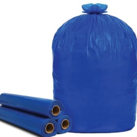 Photo of Blue–55 Gallon (16) bags per roll