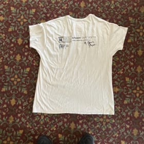 OUR HERO BALTHAZAR SHIRT SIGNED BY HALSEY & OSCAR BOYSON item