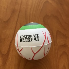 CORPORATE RETREAT EYEBALL SQUISHY STRESS BALL NEW item
