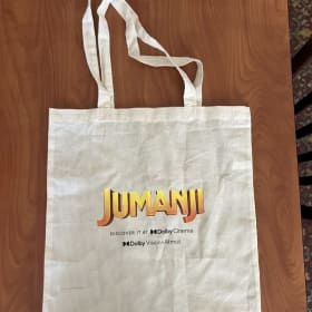 JUMANJI TOTE BAG NEW LIGHTWEIGHT, THIN BAG item