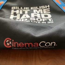 BILLIE EILISH HIT ME HARD AND SOFT BAG CINEMACON item
