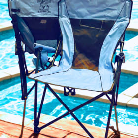 2 Folding Camping Chairs with Marlins Logo item