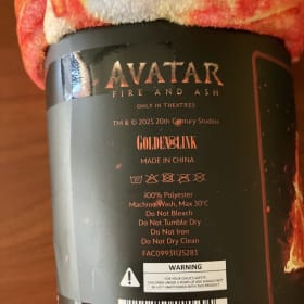 AVATAR FIRE AND ASH BLANKET NEW JAMES CAMERON item