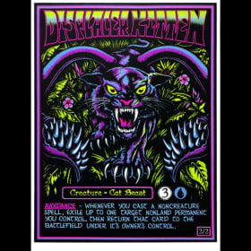 Displacer Kitten Blacklight Poster - Donated by DungeonRuins item