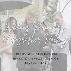 Wedding Memories Videographer Package item
