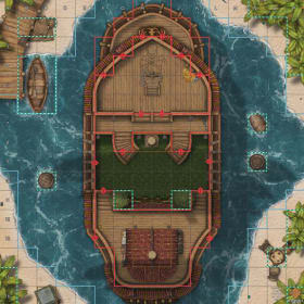 Thousand Ocean Voyager Neoprene Deluxe Map item