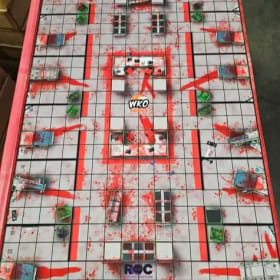 Hospital Hall Blood & Research Park Summer Night 2-Sided Map item