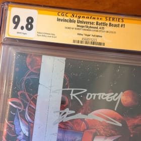 Signed Battle Beast #1 OttleyFoil Variant 9.8 "Virgin" Issue item