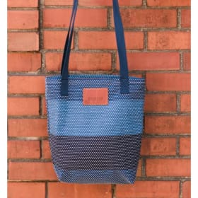 Raleigh Denim Custom Bag: Sashiko Blue item
