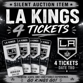 4 LA KING TICKETS + parking item