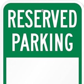 Reserved Parking Spot for One Year item