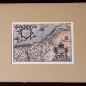 HOLY LAND MAP PRINT item