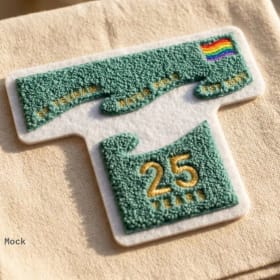 6” Iron-on Chenille Patches item