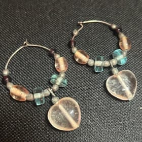 Beaded earrings item
