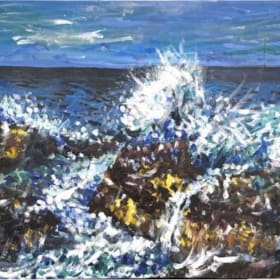 Dance of the Waves《浪舞》 林諺毫 油畫 10F item