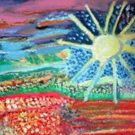 The Sun Shines 《陽光普照》 錢紀明 油畫 10P item
