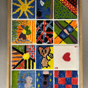 Monarch Class - Collaborative Tiled Tray 1 item