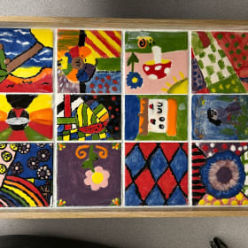 Monarch Class - Collaborative Tiled Tray 2 item