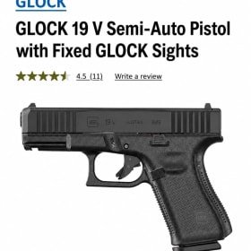 GLOCK 19 Gen 5 Semi-Auto Pistol item
