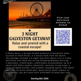 3-Night Galveston Getaway item