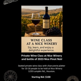 Wine Tasting Class for 10-16 people at Nice Winery item