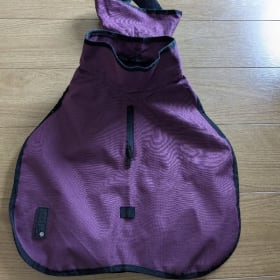 Waterproof staffy coat, purple item