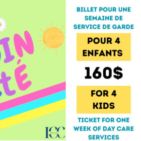 Day Care for One Week for 4 Children item
