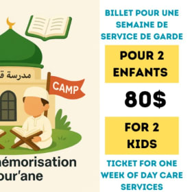 Day Care for One Week for Two Children item