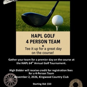 HAPL Golf Tournament - 4-Person Team Registration item