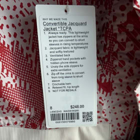 Canadian Team Gear - Mid Rise Convertible Jacquard Jacket item