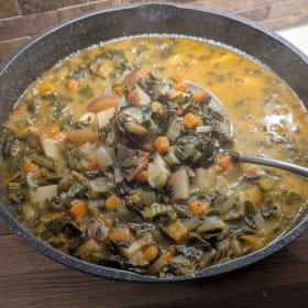 Collard Green & Potato Soup item