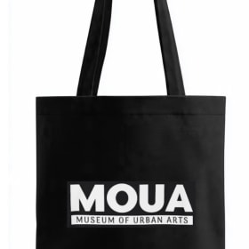 MOUA Logo Black tote bag item