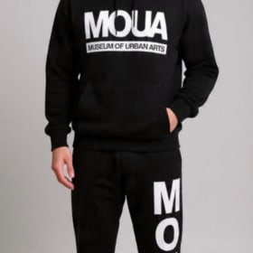 MOUA Logo Black Hoodie and pants set item