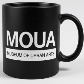 MOUA Logo Black Coffee mug item