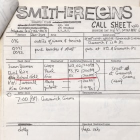 Smithereens - Richard Hell's Annotated Personal Script item