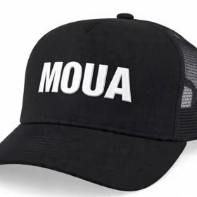 MOUA Logo Black Trucker Hat item