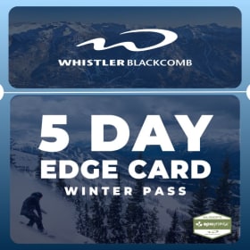 Whistler Blackcomb 5 Day Edge Card item