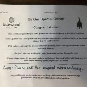 Distillery Tour & Tasting for Two item