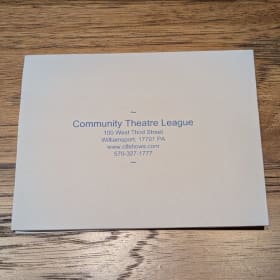 Community Theater League gift certificate item