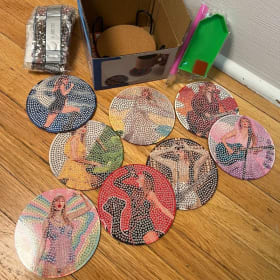 Diamond art coasters (set of 8) item