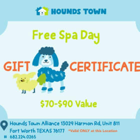 Doggie Spa Day Gift Certificate item