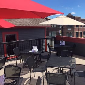 Roof Top Seating - Back Table Left item