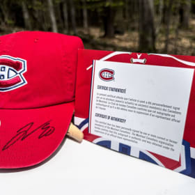 Canadien de Montréal Joe Veleno Casquette autographié item